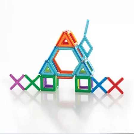 Магнітний конструктор Guidecraft PowerClix Frames, 48 деталей G9200 Магнітний конструктор Guidecraft PowerClix Frames, 48 деталей G9200