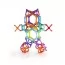 Магнитный конструктор Guidecraft PowerClix Organics, 74 детали G9432 Магнитный конструктор Guidecraft PowerClix Organics, 74 детали G9432