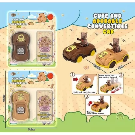 Машинка конструктор BabyToys инерционная с открывающимся капотом