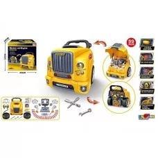 Конструктор машинка BabyToys D 001-1 со звуком 59 деталей
