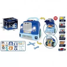 Детская машинка-конструктор BabyToys D001-4 со звуком 59 деталей