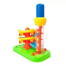 Набор для сборки Edu-Toys Горка-спираль с инструментами 55 деталей JS022 