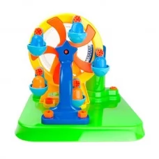 Набор для сборки Edu-Toys Колесо обозрения с инструментами 46 деталей JS025 