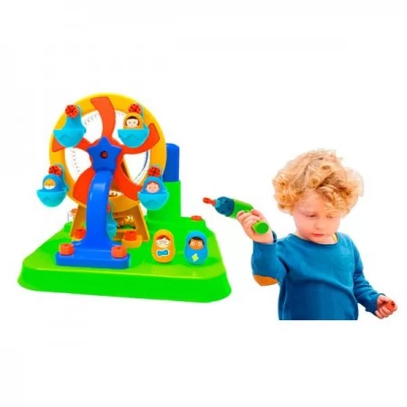 Набір для складання Edu-Toys Колесо огляду з інструментами 46 деталей JS025 Набір для складання Edu-Toys Колесо огляду з інструментами 46 деталей JS025
