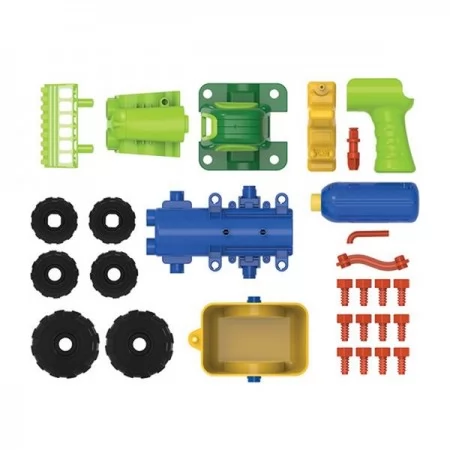 Набор для сборки Edu-Toys Трактор с инструментами 29 деталей JS030