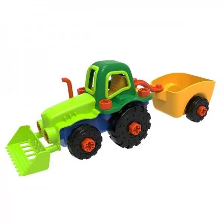 Набор для сборки Edu-Toys Трактор с инструментами 29 деталей JS030