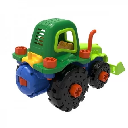 Набор для сборки Edu-Toys Трактор с инструментами 29 деталей JS030