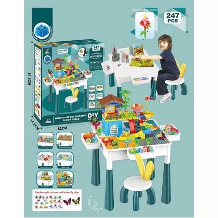 Игровой столик конструктор BabyToys HX 839-85 247 деталей