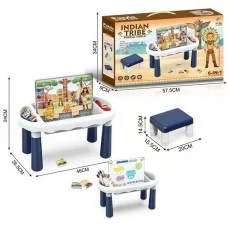 Игровой столик-конструктор BabyToys MC 504 6в1, 100 элементов Игровой столик-конструктор BabyToys MC 504 6в1, 100 элементов