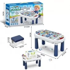 Игровой столик конструктор BabyToys MC 505 3в1 с мозаикой 48 элементов