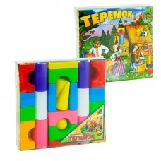 Блочный конструктор Теремок средний M Toys 24 детали