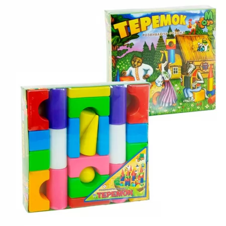 Теремок середній 12084 24 деталі, "M Toys", в коробці
