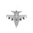 Конструктор металевий Construction Set F-16, 430 деталей, Технок 9598
