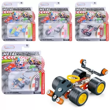 Металевий конструктор BabyToys 321 машина транспорт 4 види від 6 років