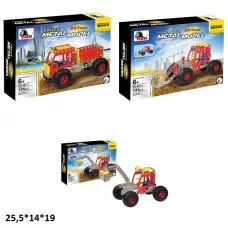 Металевий конструктор BabyToys X607-1, 134 деталі