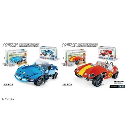 Металлический конструктор BabyToys 868-2/3, 208-230 деталей
