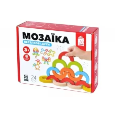 Мозаика Радужные дуги, развивающая деревянная игрушка-балансир 24шт, Igroteco 900507 Мозаика Радужные дуги, развивающая деревянная игрушка-балансир 24шт, Igroteco 900507