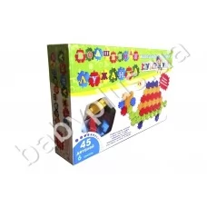 Мозаїка-пазл велика розмір Дата 60Х68мм 45 елементів Kinderway KW-30-051