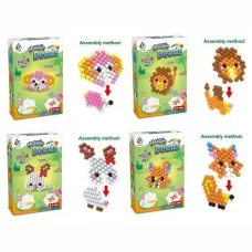 Аквамозаика BabyToys 8277-6-5-4 животные 4 вида разноцветная