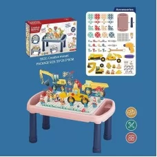 Мозаика с шурупами BabyToys 636-10, 339 деталей, электрическая викрутка