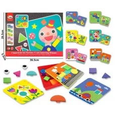 Мозаика BabyToys 66829 обучающая, 22 элемента, платформа, от 3 лет