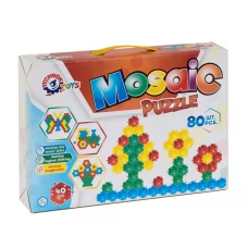  Мозаїка-пазли "Килимок" 2933 80 ел. "Technok Toys", 80 елементів, розмір деталі - 4 см, в коробці