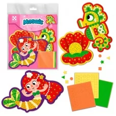 М'яка мозаїка Vladi Toys Русалонька VT4511-07 для дівчаток