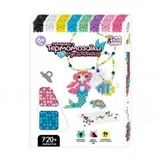 Термомозаика 4FUN Game Club 61202 Русалонька 720 бусин Термомозаика 4FUN Game Club 61202 Русалонька 720 бусин