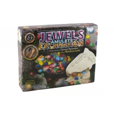 Набір для проведення розкопок JEWELS AMULETS EXCAVATION камні, Danko Toys
