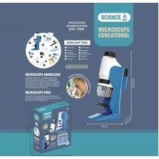 Детский микроскоп BabyToys 2228 A увеличение 60-180x со светом