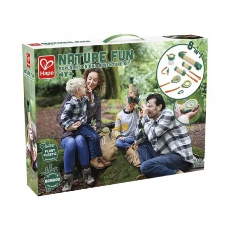 Набір натураліста Hape Nature Fun Дослідження та пригоди 8 в 1 E5581 Набір натураліста Hape Nature Fun Дослідження та пригоди 8 в 1 E5581
