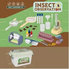 Детский микроскоп W 616 BabyToys набор с аксессуарами на батарейках