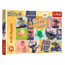 Пазли Trefl Disney Stitch The Movie Пригоди на Гаваях, 200 елементів 13331
