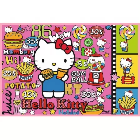 Пазлы Trefl Hello Kitty Приветствую Китти и друзей, 2 х 200 элементов 13336