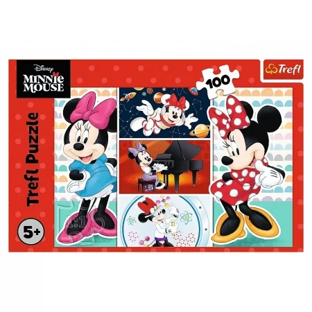 Пазл Trefl Disney Minnie Забавна Мінні, 100 деталей 16517