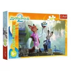 Пазли Trefl Disney Зоотрополіс Таємниці, 100 елементів 16523