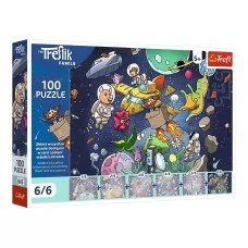 Пазлы Trefl UFT Treflik Family Дядя в космосе, 100 элементов 16546