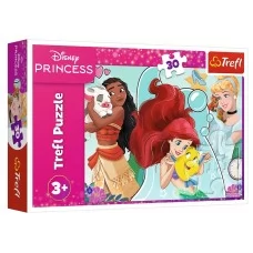 Пазли Trefl Disney Princess Красива та смілива, 30 елементів 18323