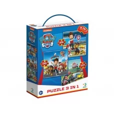 Пазл Paw Patrol Готові до роботи 3в1, 25-36 елементів, DoDo 200579
