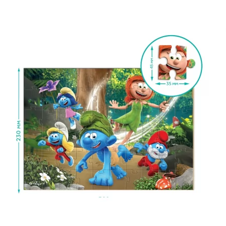 Пазл на 60 элементов The Smurfs, Принцесса Листка, DoDo 200663 Пазл на 60 элементов The Smurfs, Принцесса Листка, DoDo 200663