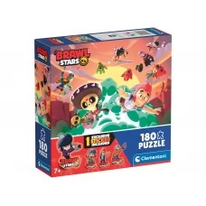 Пазли Brawl Stars Clementoni, 180 елементів зі стікером 29806