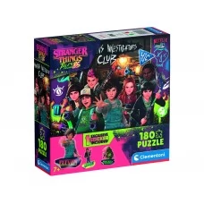 Пазли Stranger Things Clementoni, 180 елементів зі стікером 29810