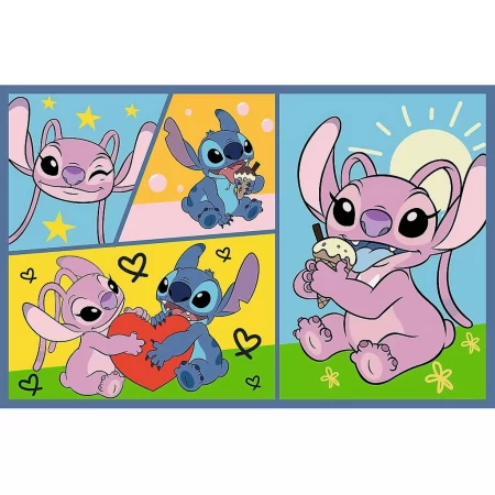 Пазлы 2 в 1 Trefl Lilo and Stitch Со Стичом не скучно, 2х70 элементов 34444 Пазлы 2 в 1 Trefl Lilo and Stitch Со Стичом не скучно, 2х70 элементов 34444