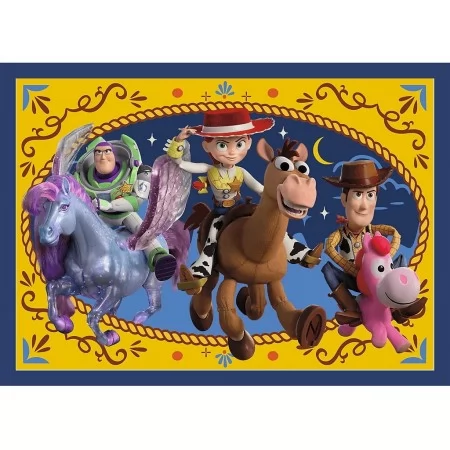 Пазл Trefl Toy Story 5 Время игрушек 4 в 1, 352 детали 34701 Пазл Trefl Toy Story 5 Время игрушек 4 в 1, 352 детали 34701
