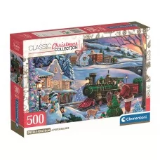 Пазли Різдвяний потяг Clementoni, 500 елементів 35566