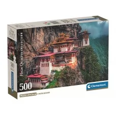 Пазлы Монастырь Гнездо Тигра в Бутане Clementoni, 500 элементов 35619