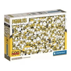 Пазлы Мозаика с главными героями комикса Peanuts Clementoni, 500 элементов 35806