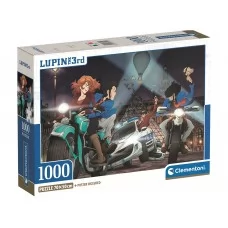 Пазли Погоня з героями аніме Люпен 3 Clementoni, 1000 елементів 37055