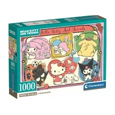 Пазли Колаж Hello Kitty та друзі Clementoni, 1000 елементів 37118
