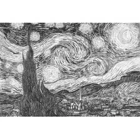 Пазли Trefl Art Зоряна ніч, 500 елементів 37544 Пазли Trefl Art Зоряна ніч, 500 елементів 37544
